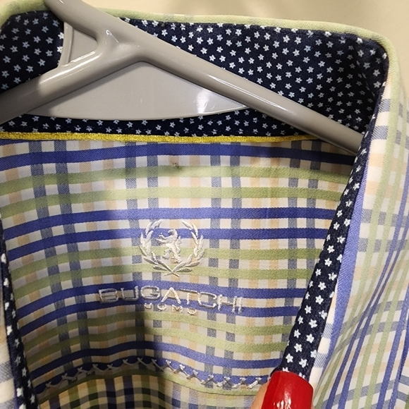Bugatchi Uomo button Down shirt size 15 1/2 - Picture 3 of 10